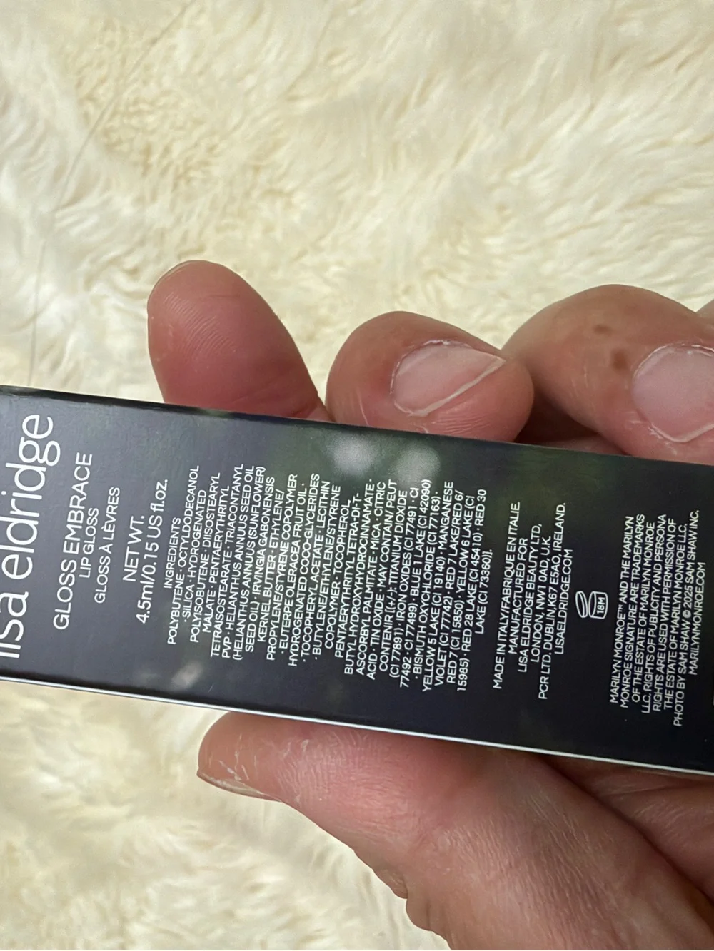 Lisa Eldridge x Marilyn Monroe Collection lip gloss DRAGON